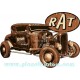 Sticker rat rod notro ford rusty rust used bonneville drag rats 26