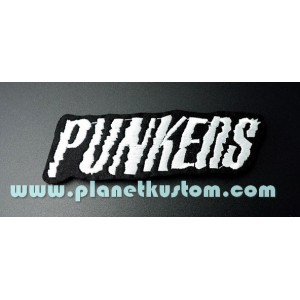Patch ecusson punkers punk music silver
