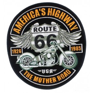 Patch americas highway route 66 the mother road usa grande taille