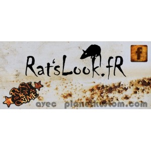 Sticker ratslook.fr facebook jaune rust is not a crime grand rats look fr 8