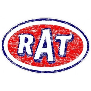 Sticker rat parodie STP used usé petit rats 33