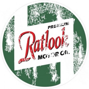 Sticker parodie castrol patina rat ratlook premium motor oil used 