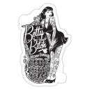 Sticker Pin Up betty page the branded bitch oldschool 