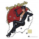 Sticker Pin Up oldschool sexy puss & boots cat woman old pinup 19
