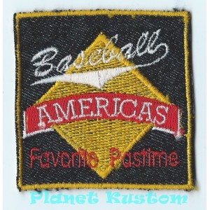 Patch baseball américas favorite pastime USA américain